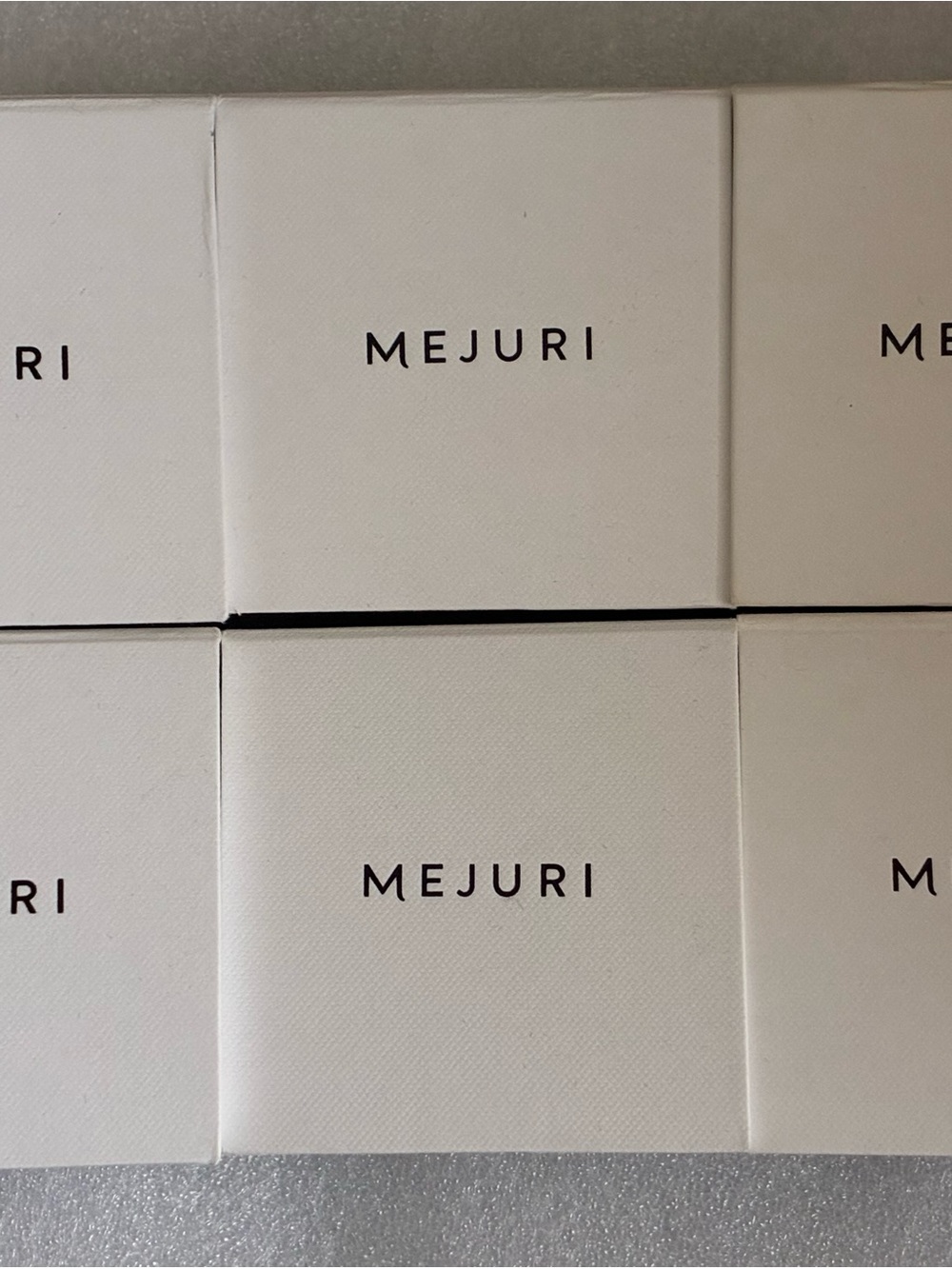 Mejuri White Jewelry Gift Box - Set of Six Boxes